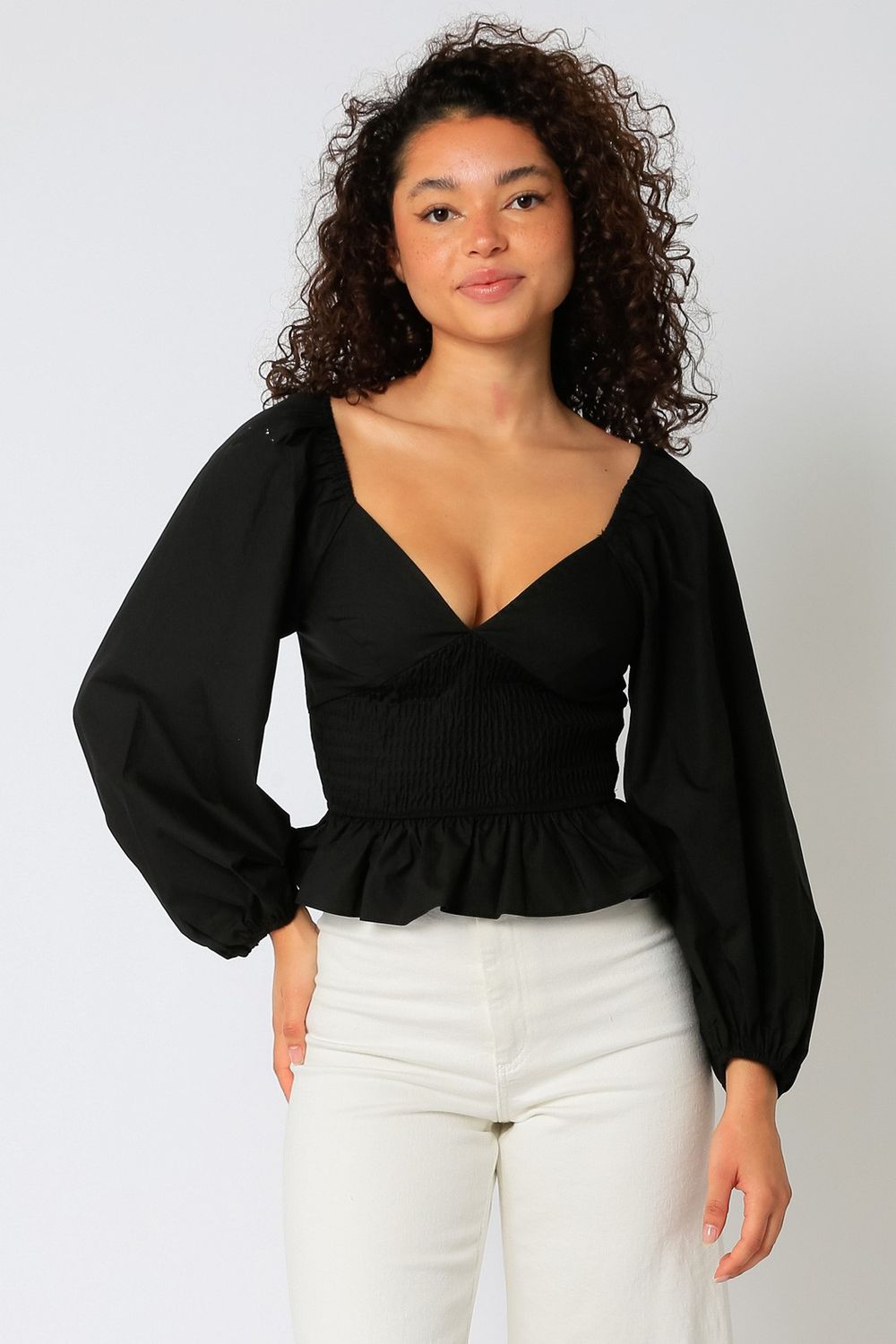 Poplin Smock Top
