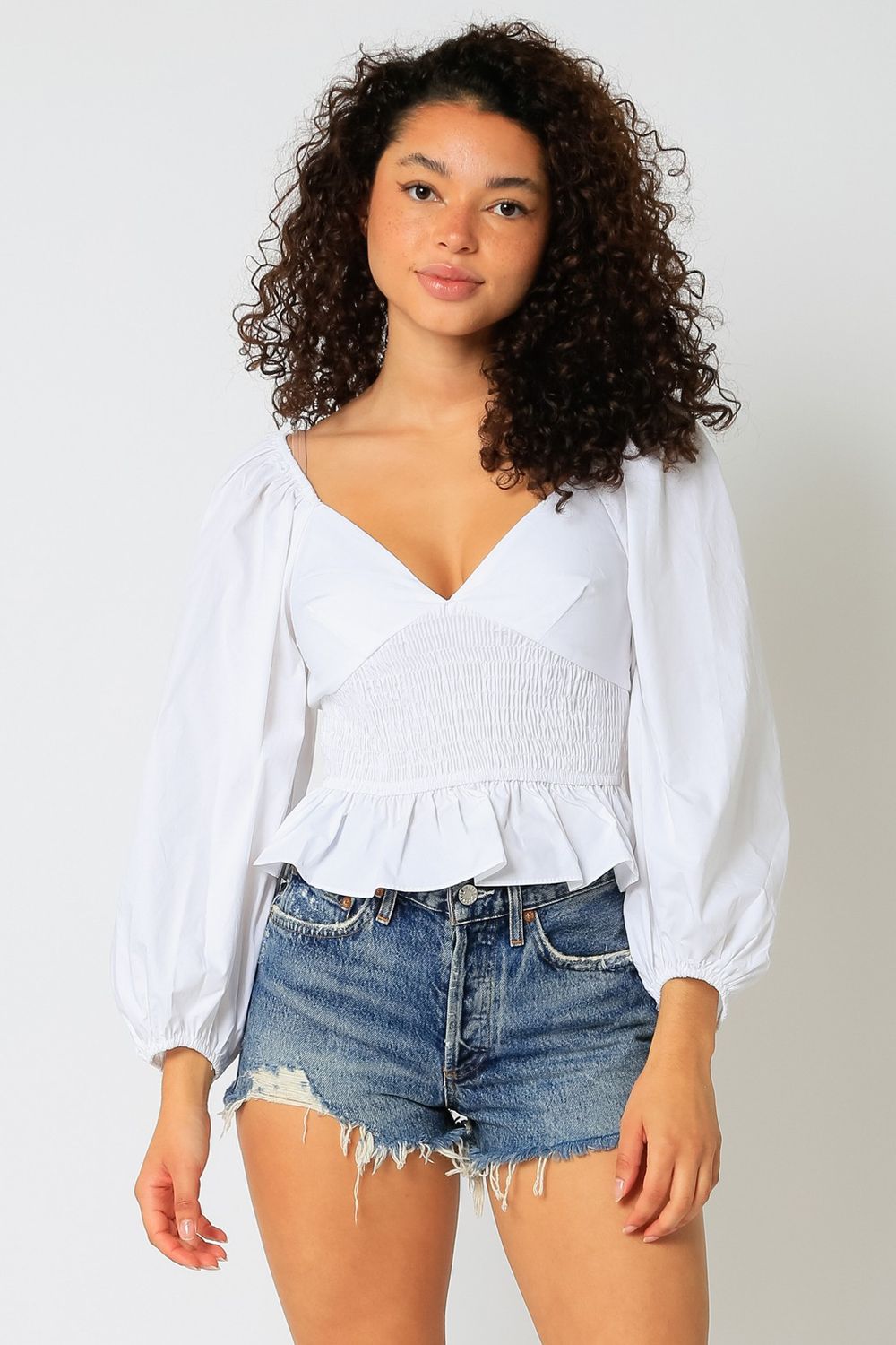 Poplin Smock Top
