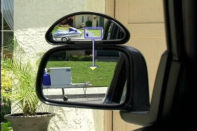 BLIND SPOT MIRROR - SMALL AUXILIARY