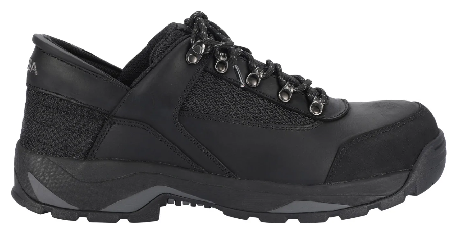 Men's Zeba Industrial Black Steel Toe Work Shoe