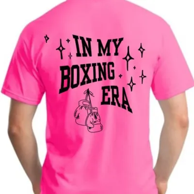 "In My Boxing Era" PINK T-Shirt by 99 BXNG