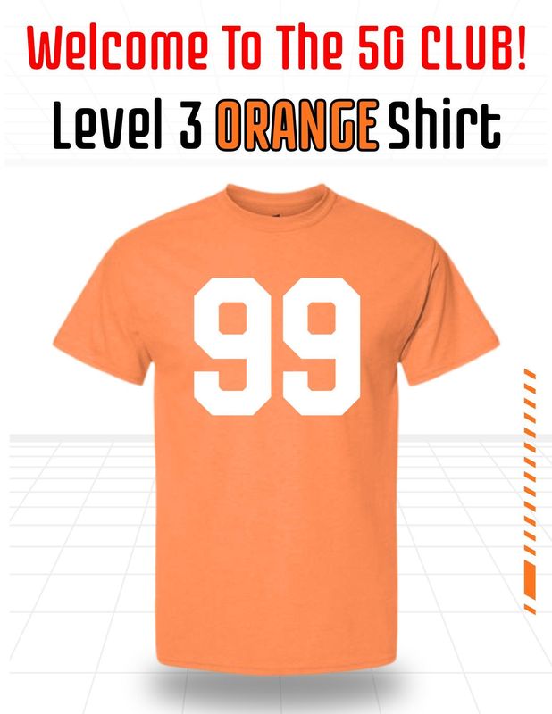 Level 3 Orange Shirt