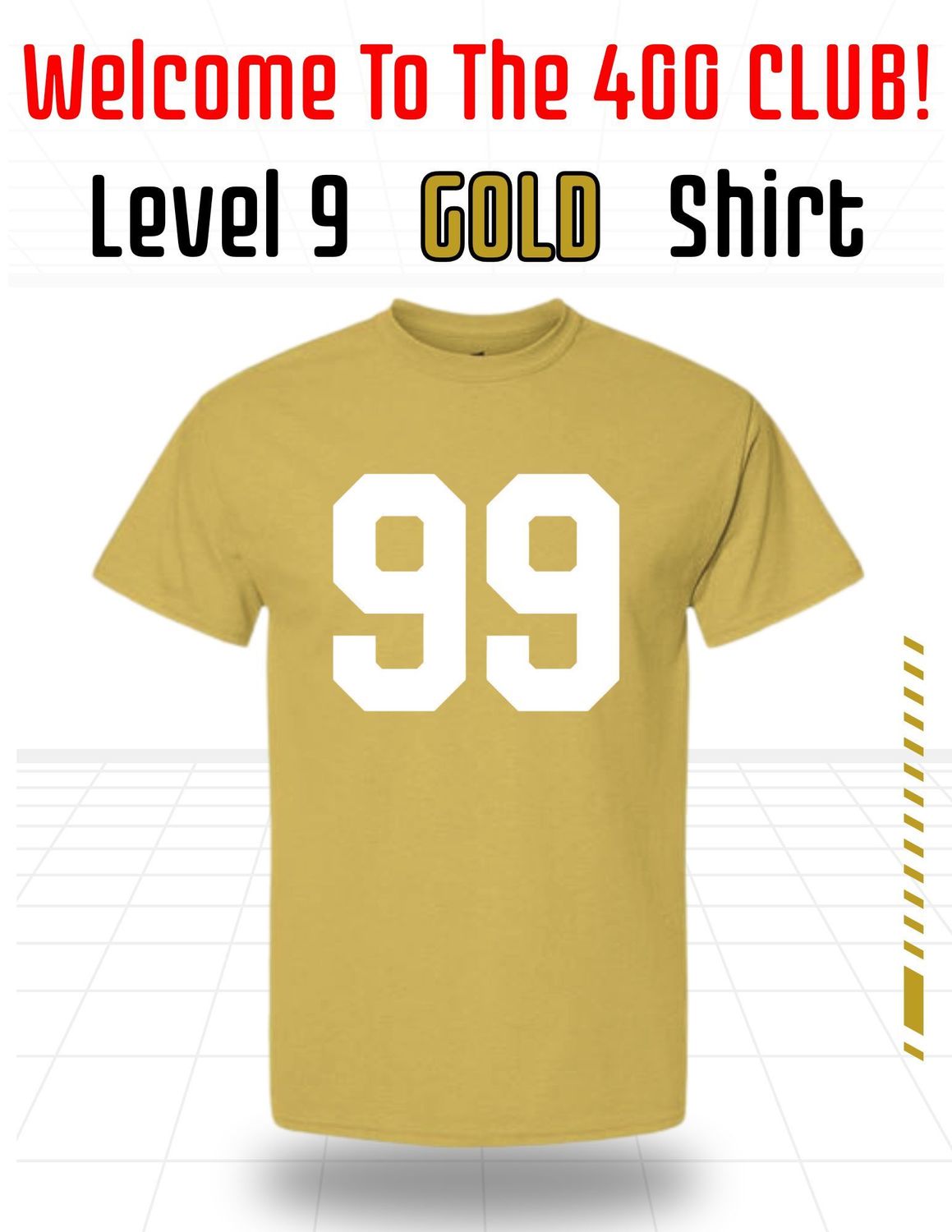 Level 9 Gold  Shirt