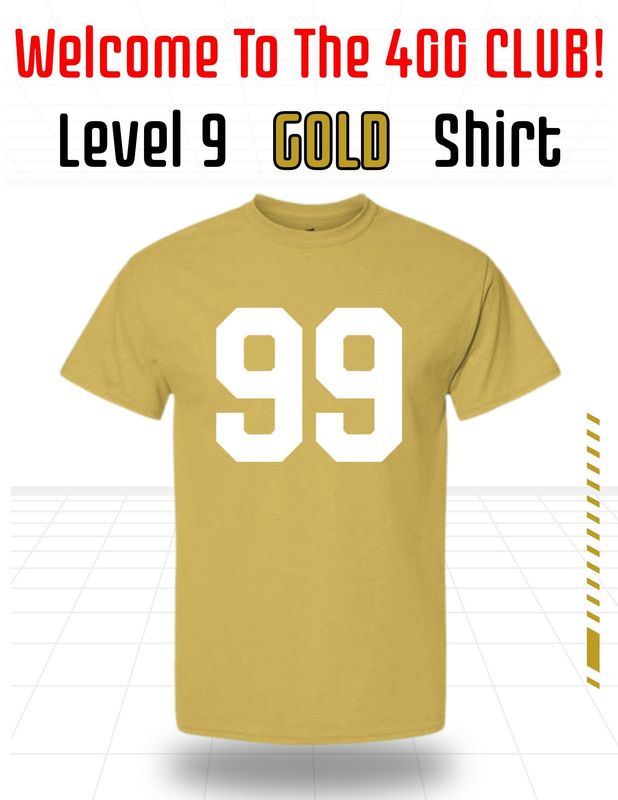 Level 9 Gold  Shirt