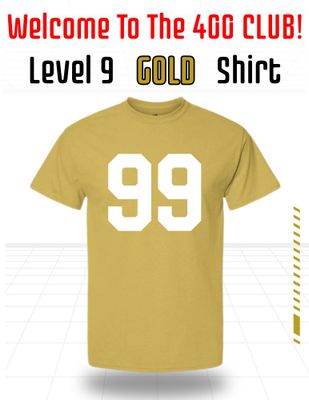 Level 9 Gold Shirt Level 9 Gold Shirt