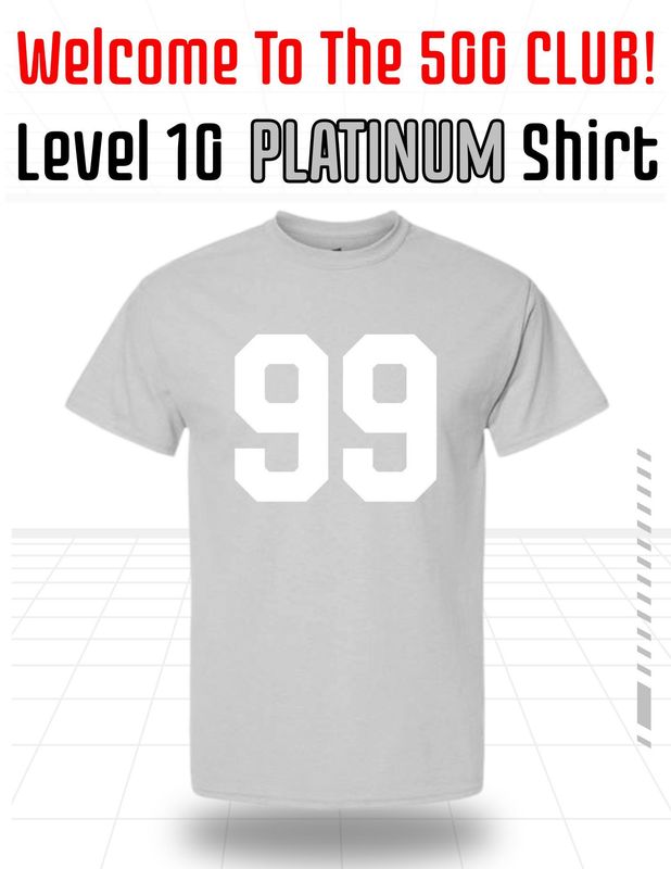 Level 10 Platinum  Shirt