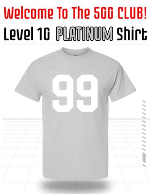 Level 10 Platinum  Shirt