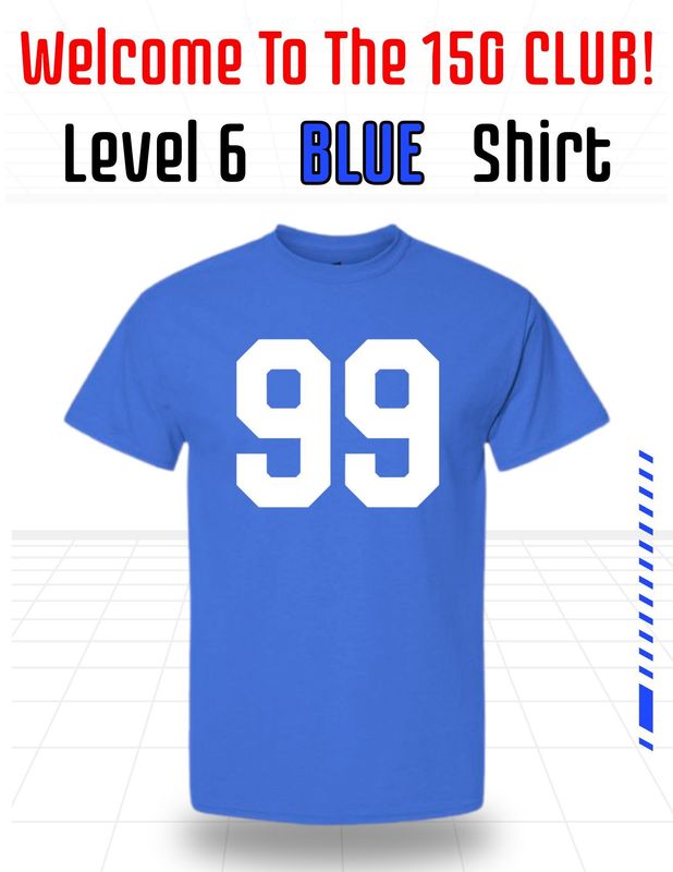 Level 6 Blue Shirt