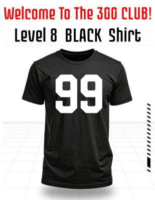 Level 8 Black  Shirt