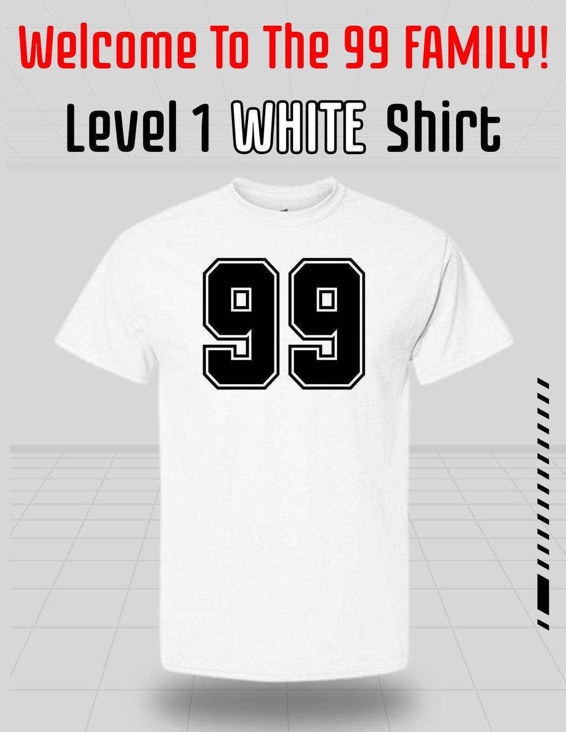 Level 1 White Shirt (New Member)
