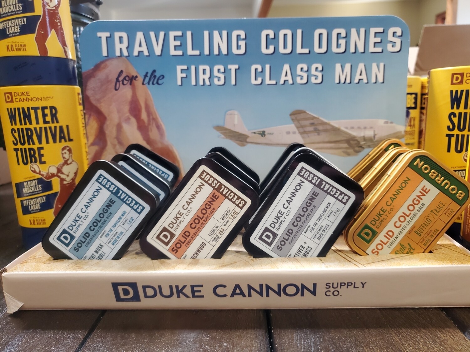 Solid Cologne Tins