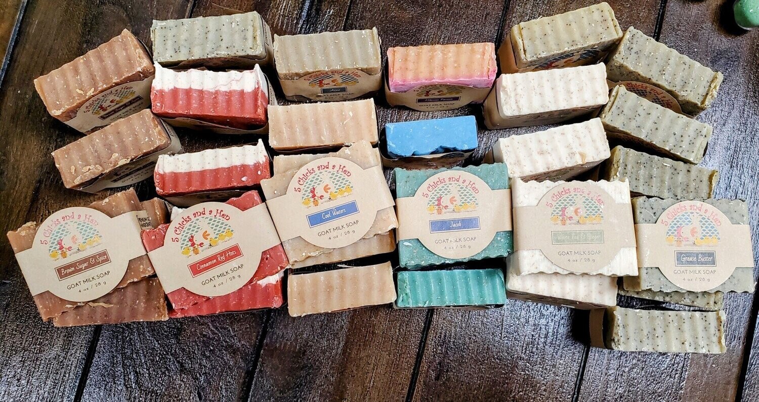 5 Chicks and A Hen - Goats Milk Products