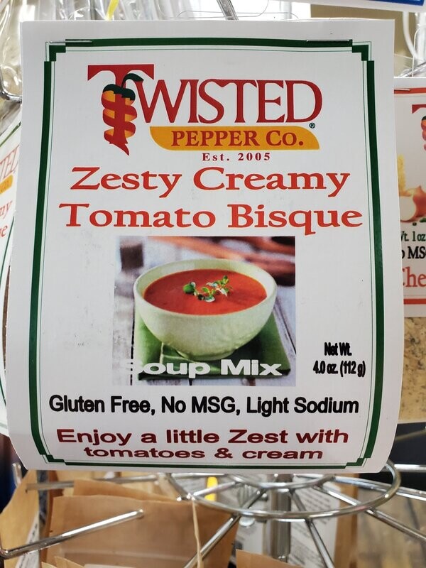 Zesty Creamy Tomato Bisque Soup