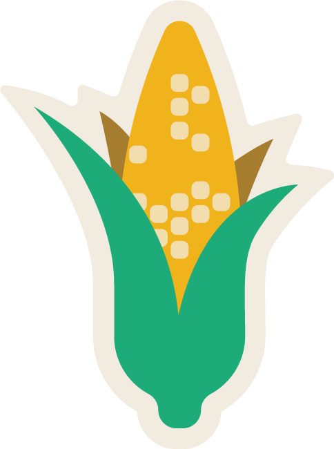 Corn sticker