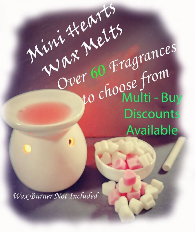 Mini Hearts Wax Melts (Multi Buy Discounts Available)