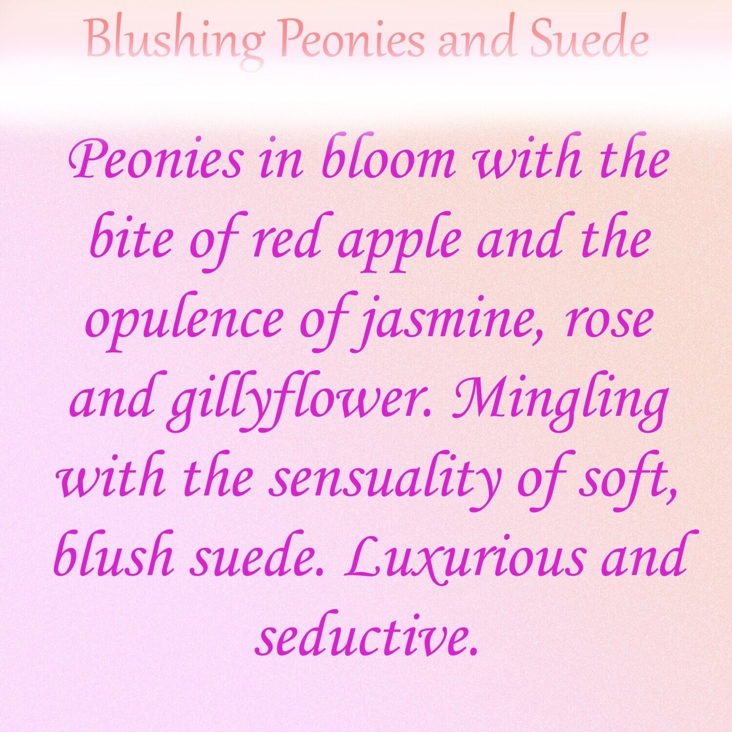 Blushing Peonies and Suede