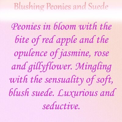 Blushing Peonies and Suede