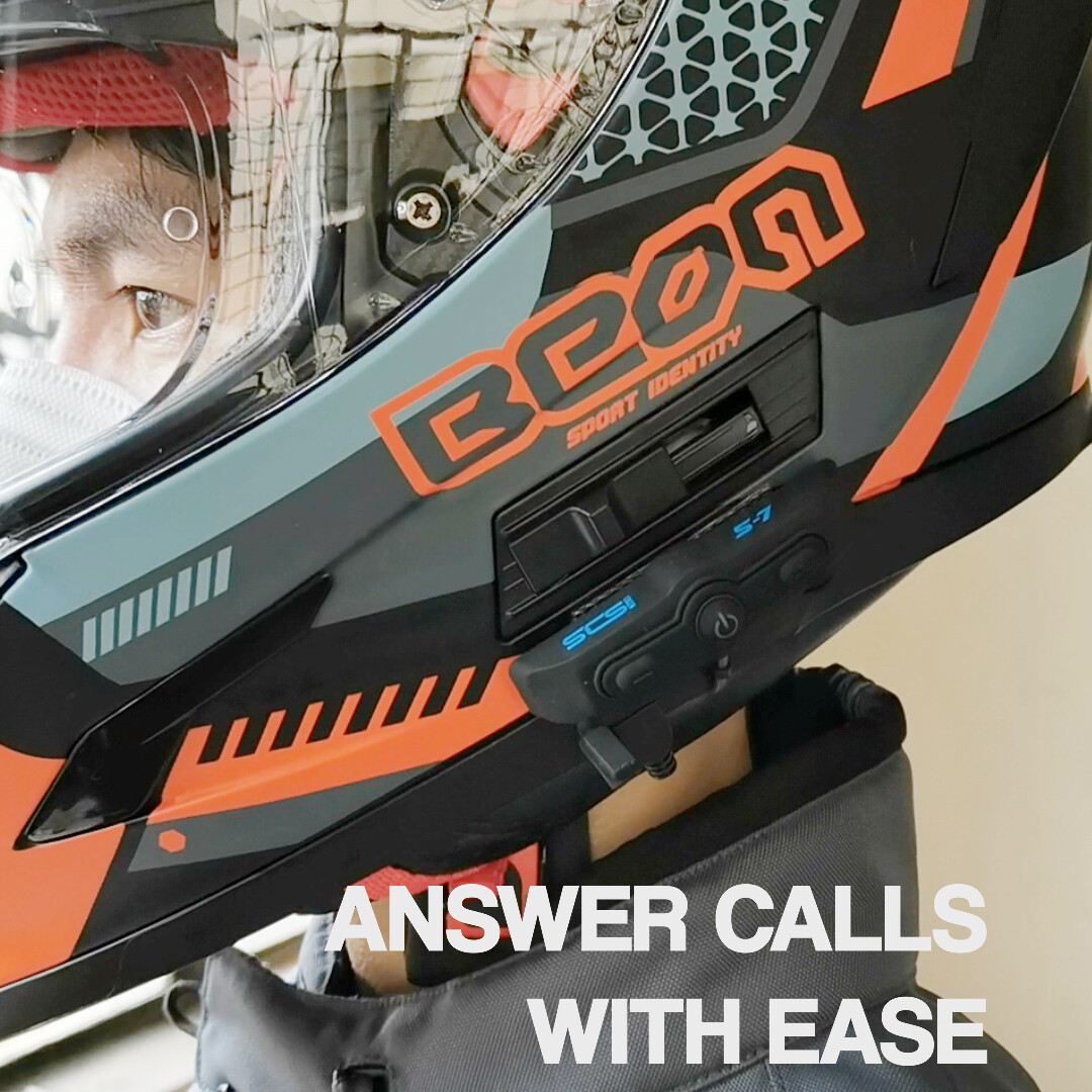 SCS 7 Bluetooth Helmet Headset, OBR