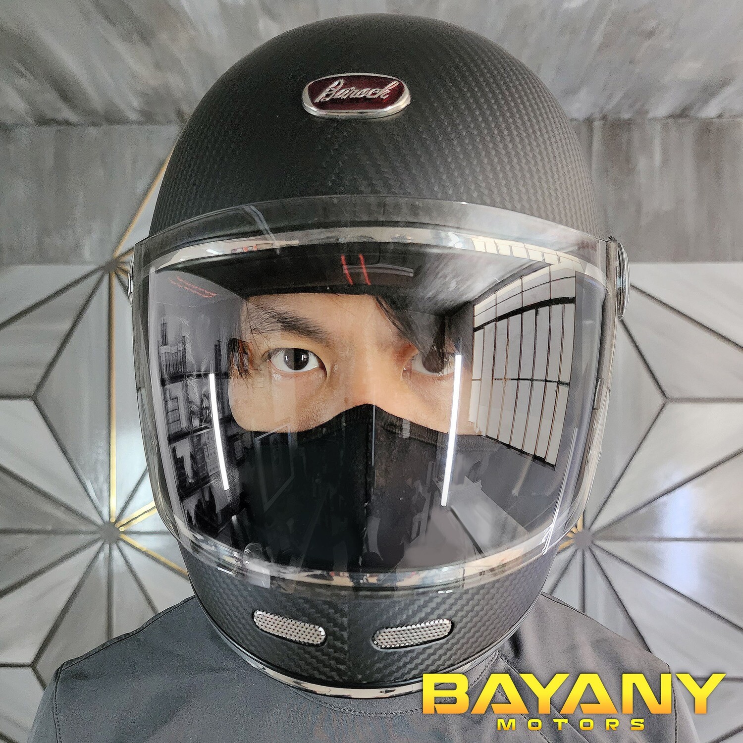 Beon B510 Carbon Helmet Retro Style Helmet Pure Carbon Helmet