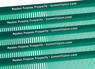 5-Pack Green Combs