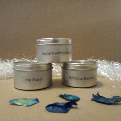 Silver Travel Tins 100g