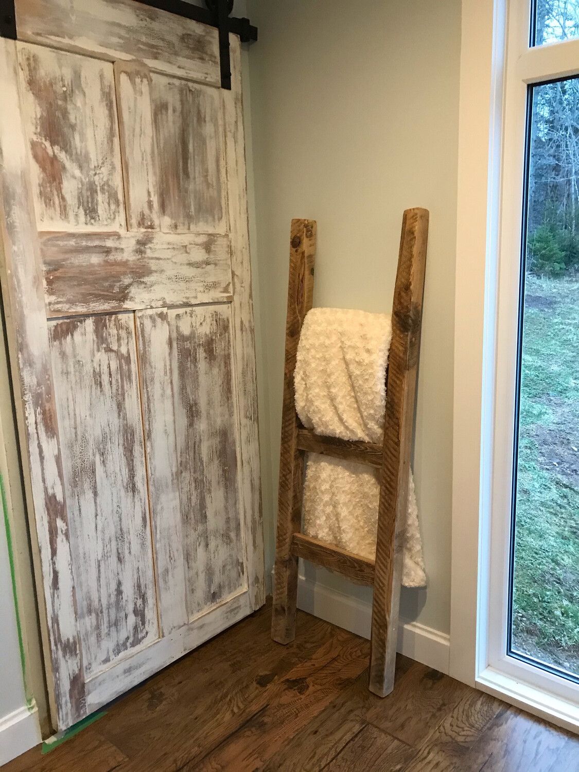 Reclaimed Wood blanket ladder