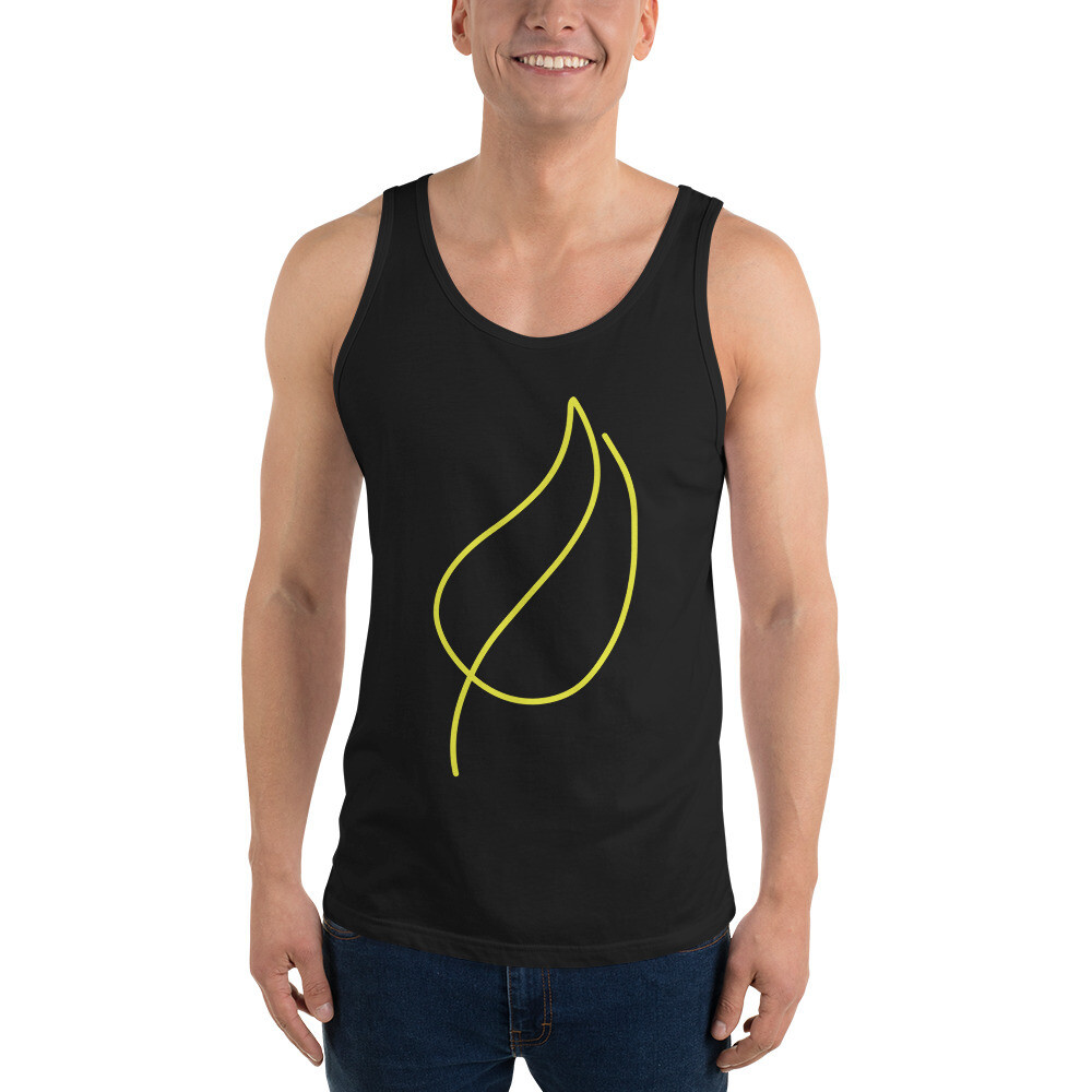Leaf Print - Unisex Tank Top