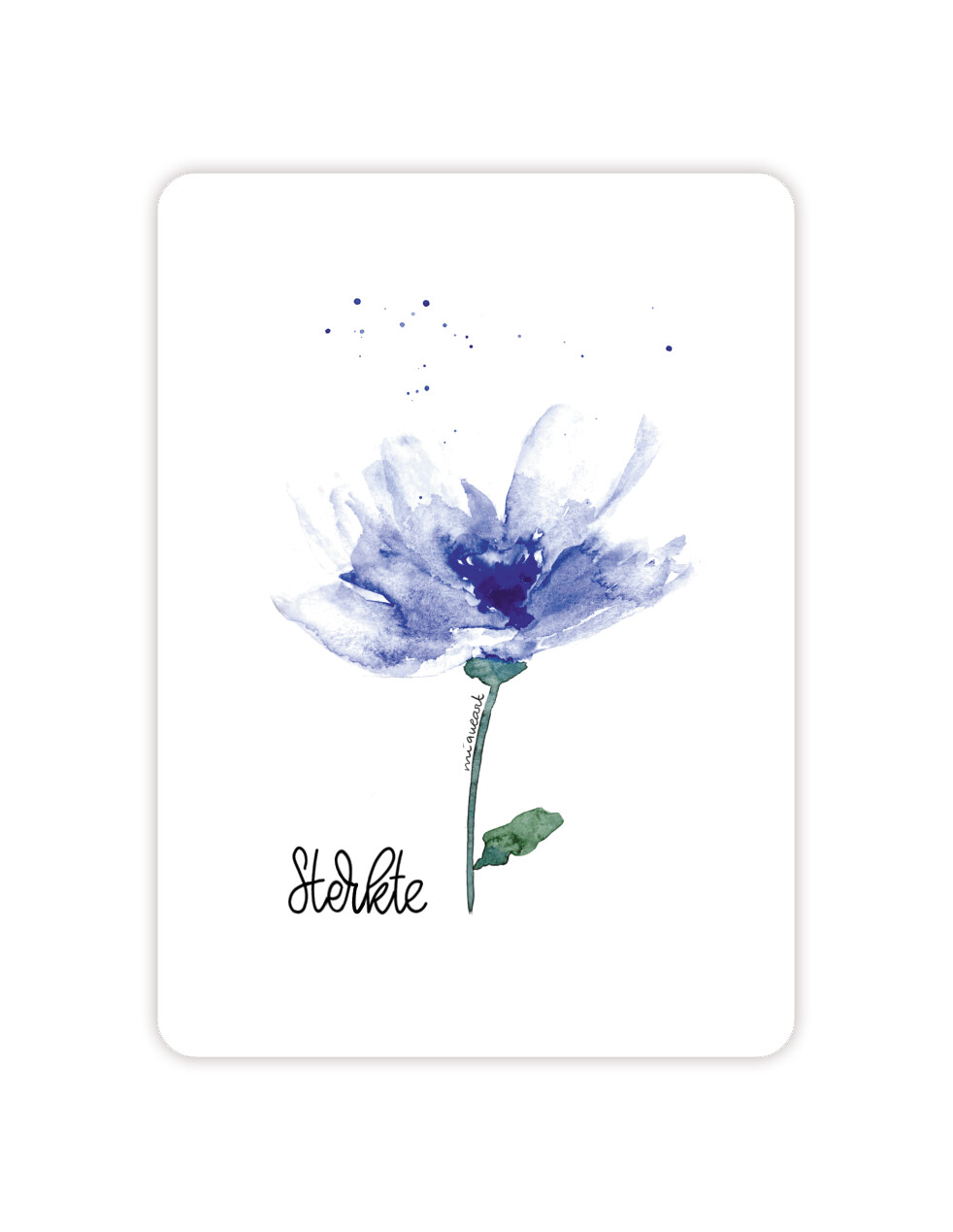 Blauwe bloem