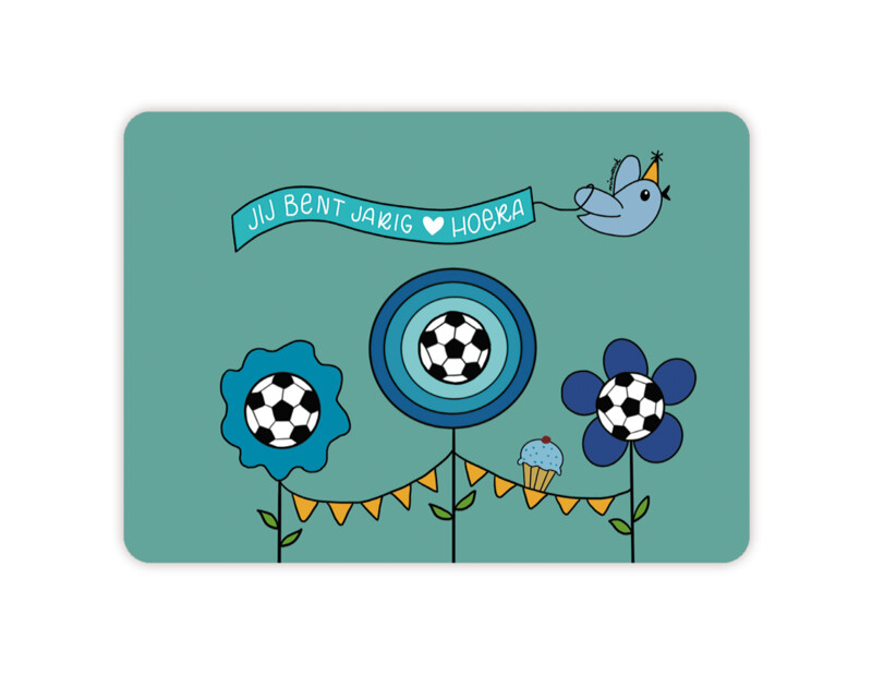 Voetbalbloemen