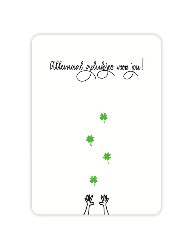 Allemaal gelukjes voor jou! Allemaal gelukjes voor jou!