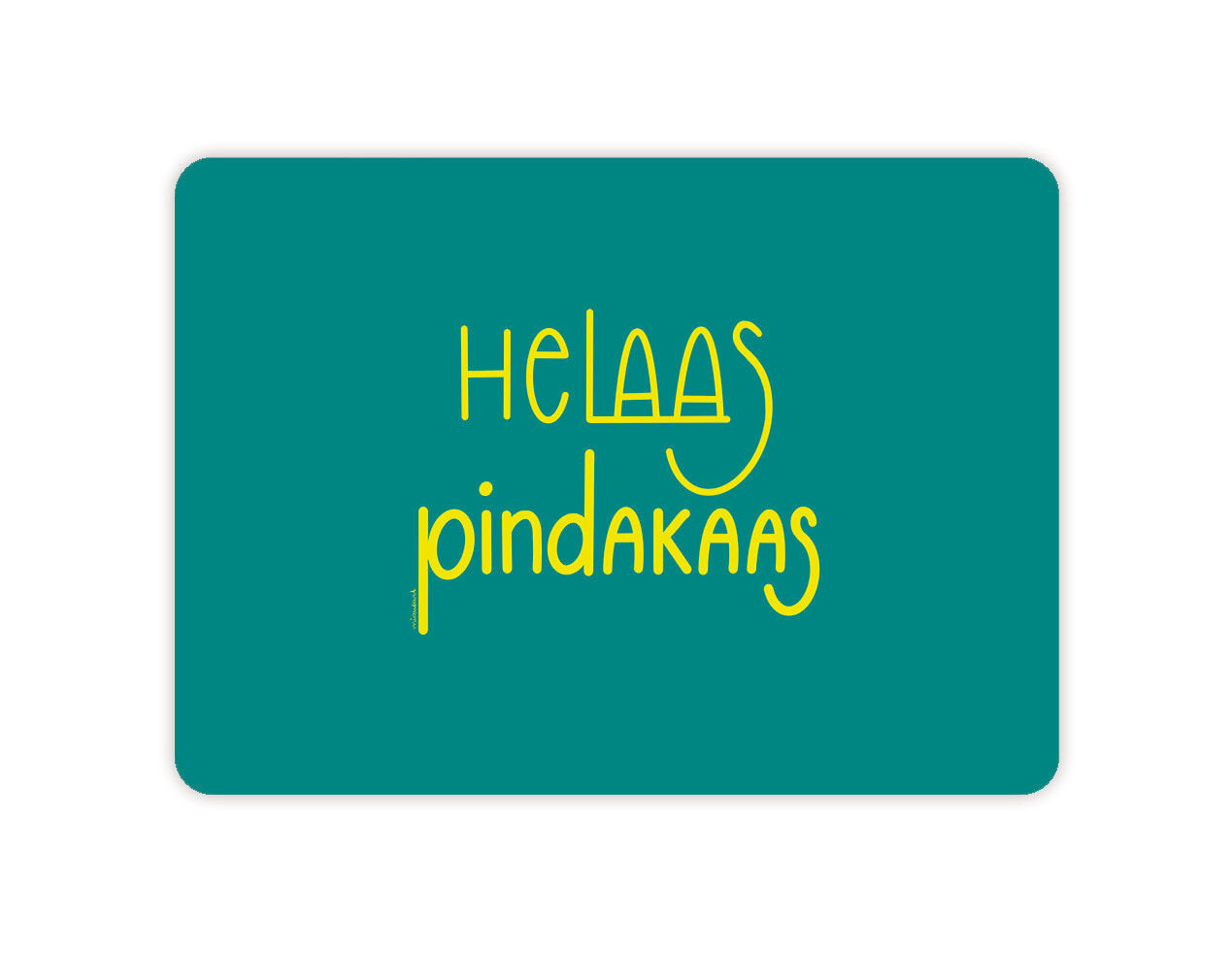 Helaas pindakaas