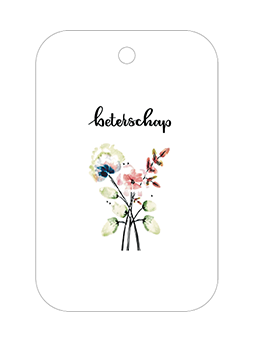 Cadeaulabeltje beterschap