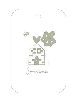 Cadeaulabeltje samen wonen