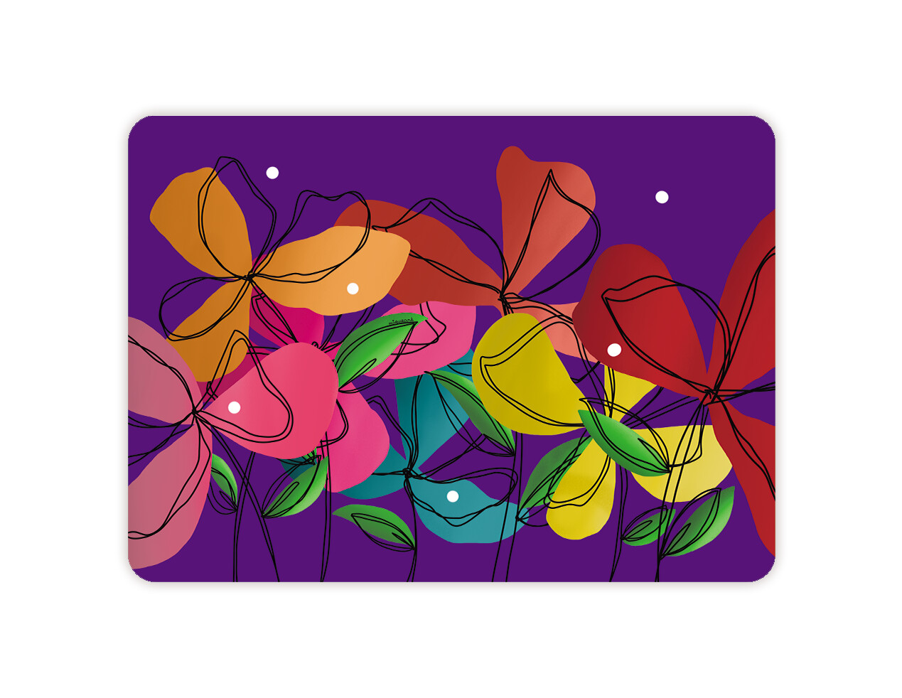 Fel gekleurde bloemen