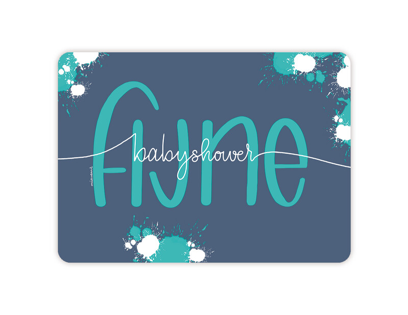 Babyshower blauw