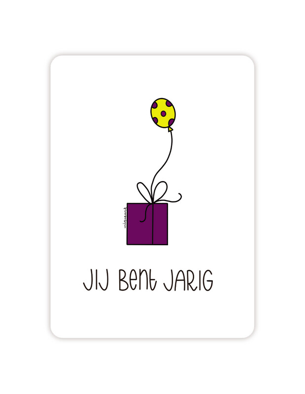 Braille Jij bent jarig
