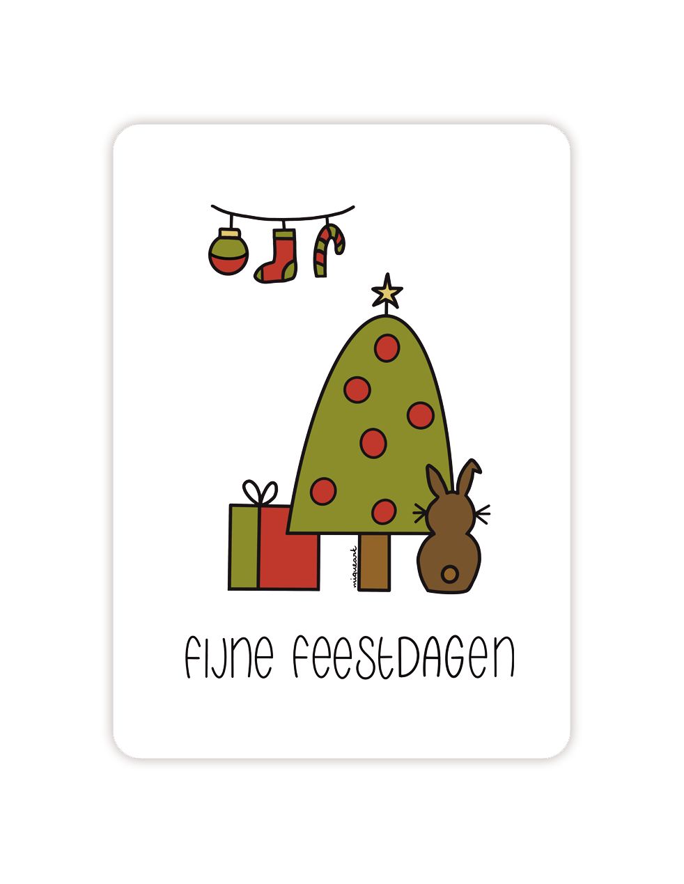 Braille Fijne feestdagen