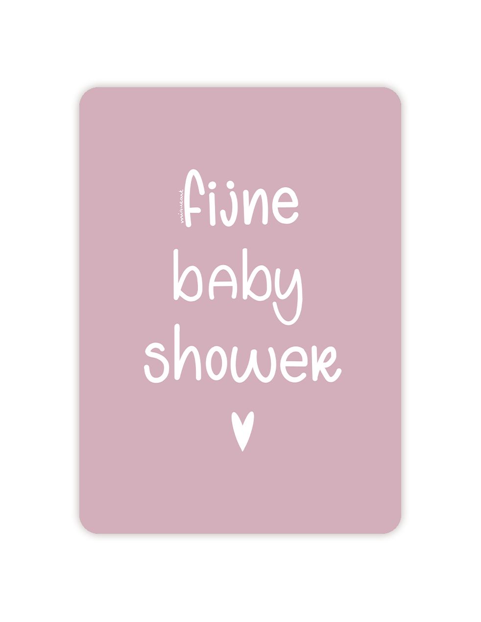 Fijne babyshower meisje