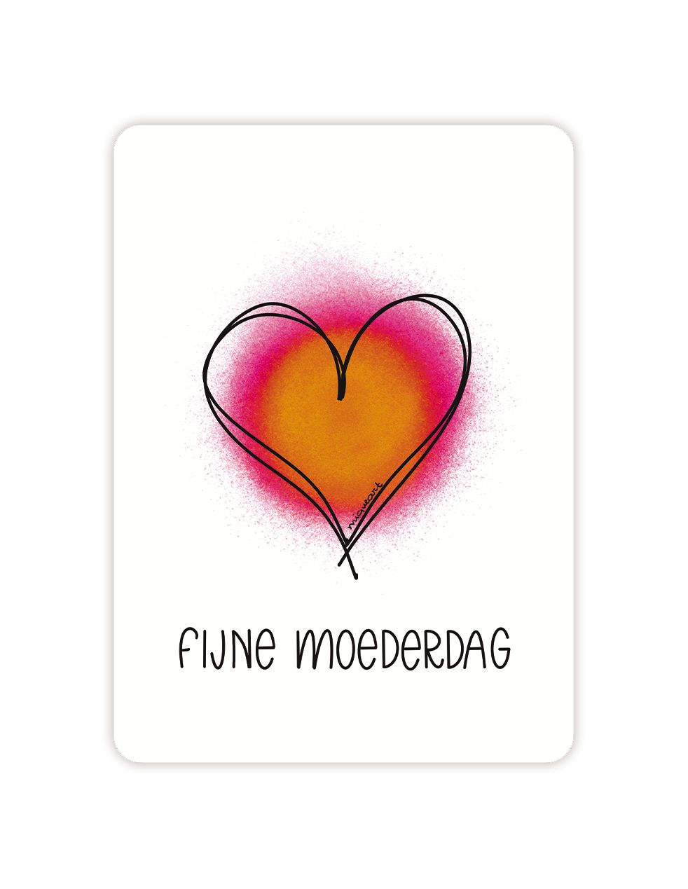 Fijne Moederdag (hart)