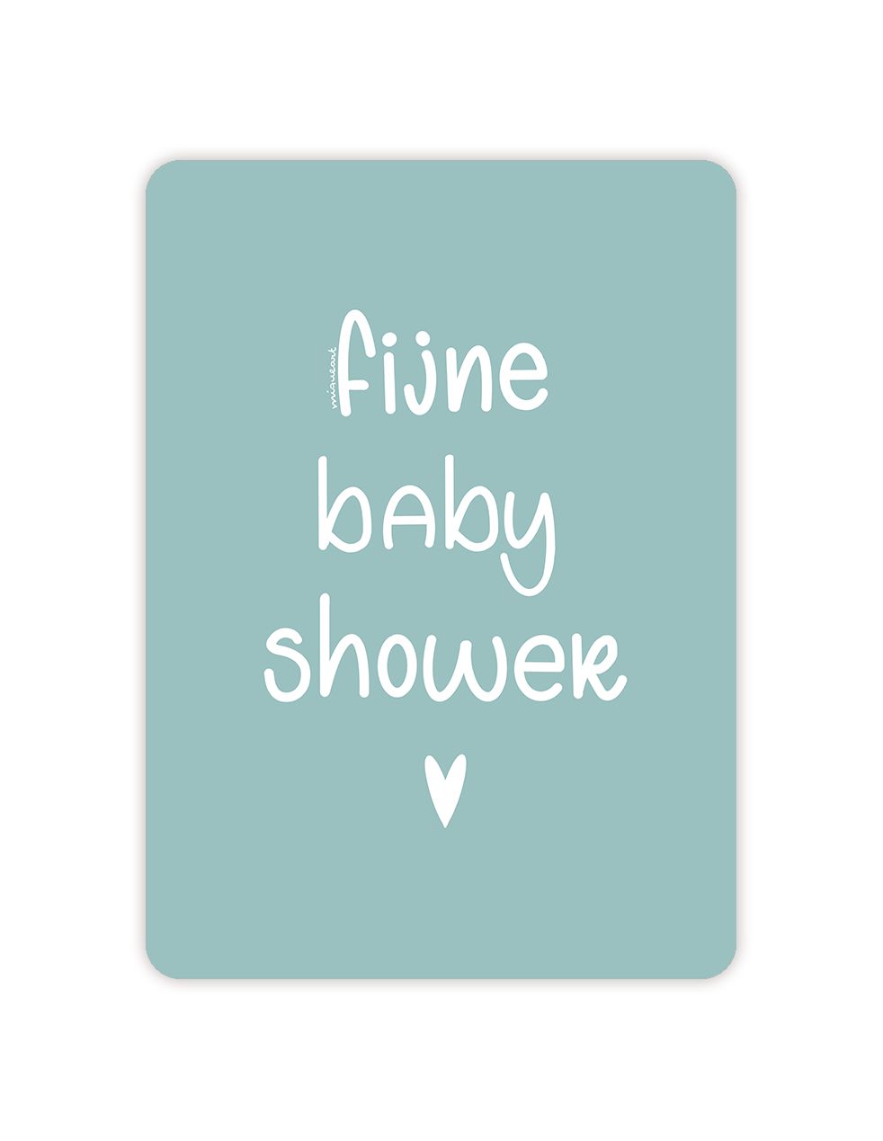 Fijne babyshower jongen