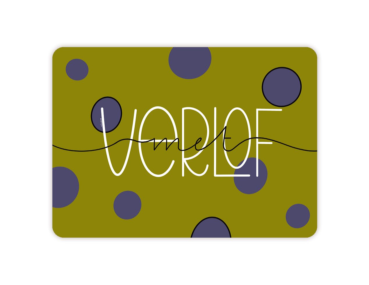 Met verlof (groen/blauw)