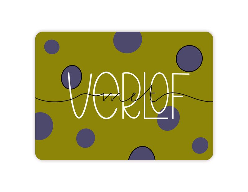 Met verlof (groen/blauw)