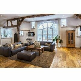 Eiche Landhausdiele Click Parkett handgehobelt, gebürstet, geölt, 42,90€/m²