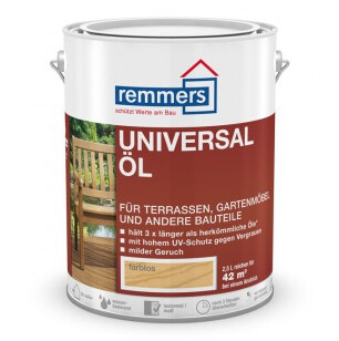 Remmers Terrassenöl UNIVERSAL 2,5 L
49,90€ Remmers Terrassenöl UNIVERSAL 2,5 L
49,90€
