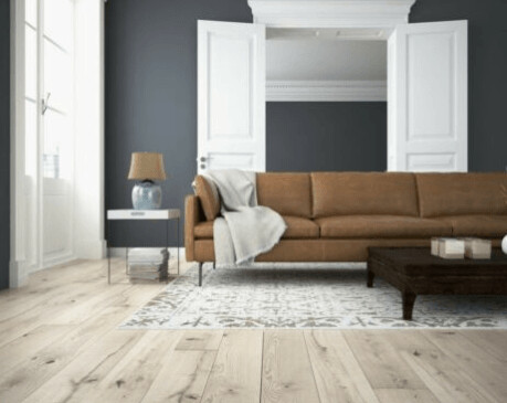 Eiche Landhausdiele Click Parkett weiß geölt, 38,80€/m²