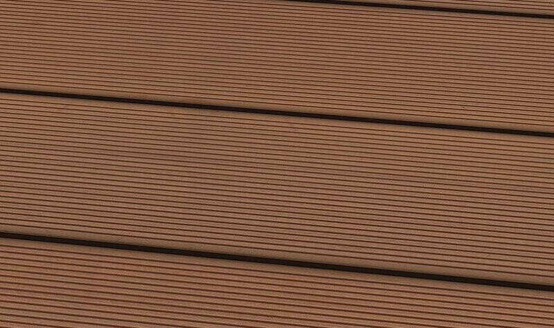 WPC Massiv Terrassendielen hellbraun
 genutet/fein geriffelt, 12,65€/m
