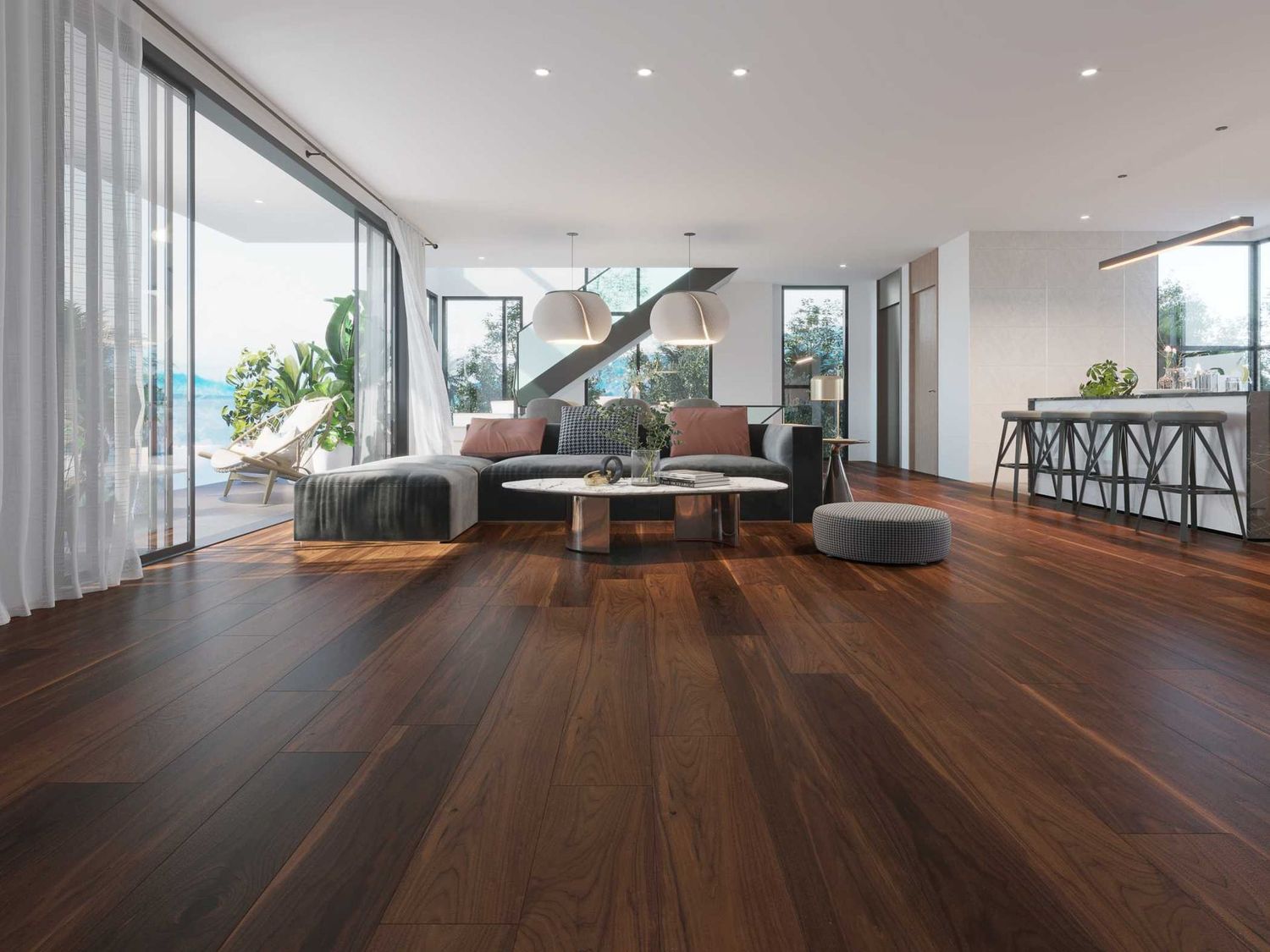 Ami. Nussbaum Massivdiele Landhausdiele 20x140 mm GEÖLT 179,90 €/m²