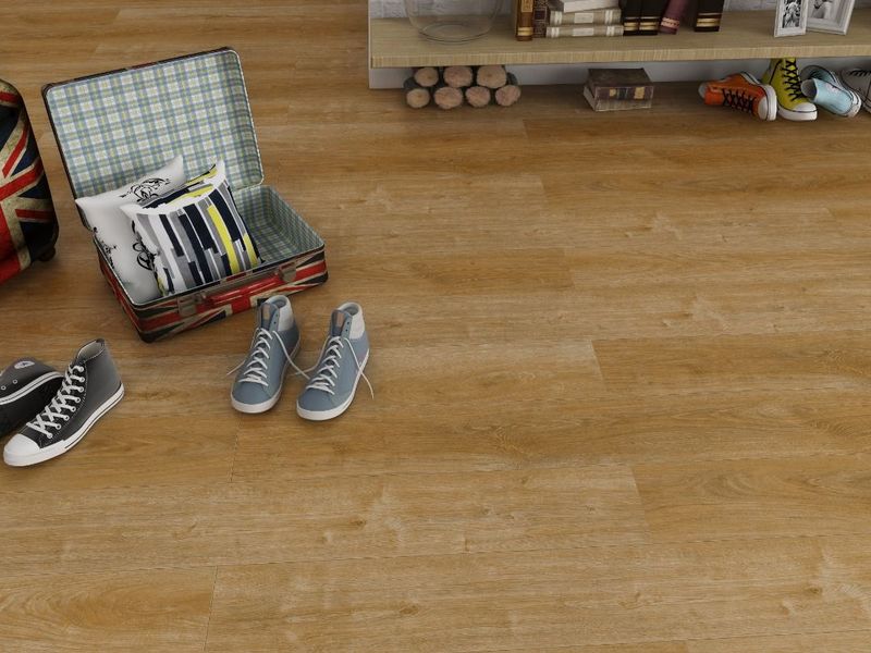Klick Vinylboden 4,5mm PEP  mit aufkaschierter Unterlage, 15,90€/m²