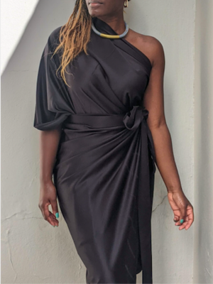 Ntoma Wrap - Midnight Black