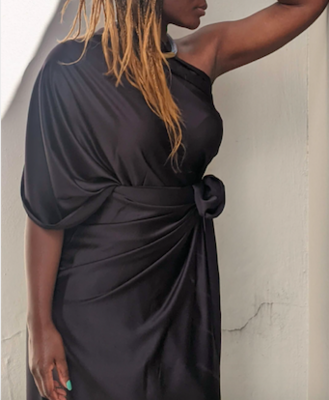Ntoma Wrap - Midnight Black